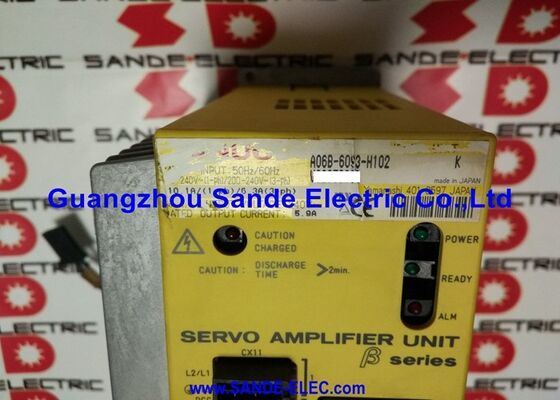 Сервоусилитель Fanuc 200-240VAC 6.3A/5.9Amps A06B-6093-H102 A06B6093H102 A06B-6093-H102