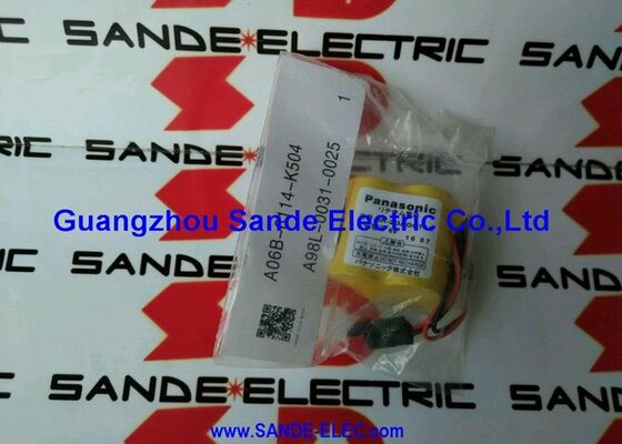 Panasonic Servo Battery A06B-6114-K504 A98L-0031-0025 A06B6114K504 A98L00310025 AO6B-6114-K5O4 A98L-OO31-OO25