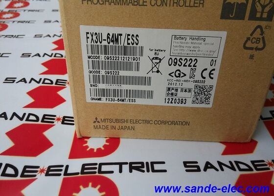 Mitsubishi FX3U-64MT/ESS Базовая установка Ac 100-240v 32 Входы Dc 24v 32 Транзисто