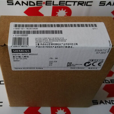 6ES7321-1BL00-0AA0 SIEMENS 6ES73211BL000AA0 6ES7 321-1BL00-0AA0 Цифровой вход