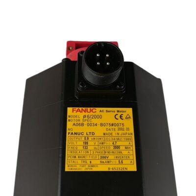Новый и подержанный сервомотор FANUC A06B-0034-B075#0075 A06B0034B075#0075 AO6B-OO34-B075#OO75