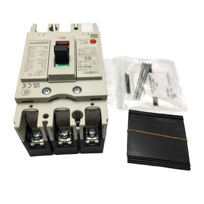 NF63-SV 3P 60A Mitsubishi Circuit Breaker NF63CVF 3P 60A No Fuse New Original